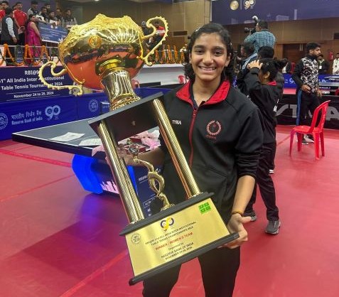 Gold Medal Victory at All India Inter-Institutional Table Tennis Championship 2024